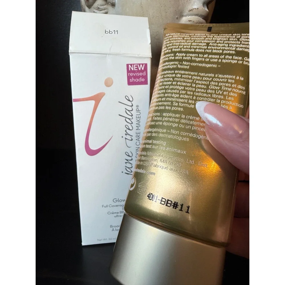 Jane Iredale Glow Time Full Coverage Mineral BB Cream SPF 25 BB11 1.7oz New Box